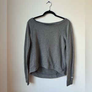 Vintage Hollister Co Heather Gray Crewneck Pullover Sweater Sweatshirt Small